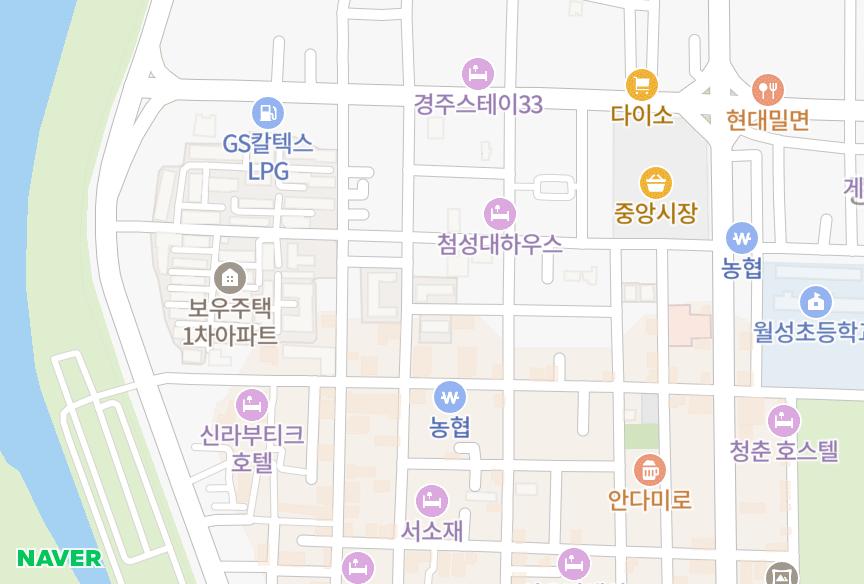 경상북도 경주시 성건동 무궁화나동 위치·실거래 시세 지도
