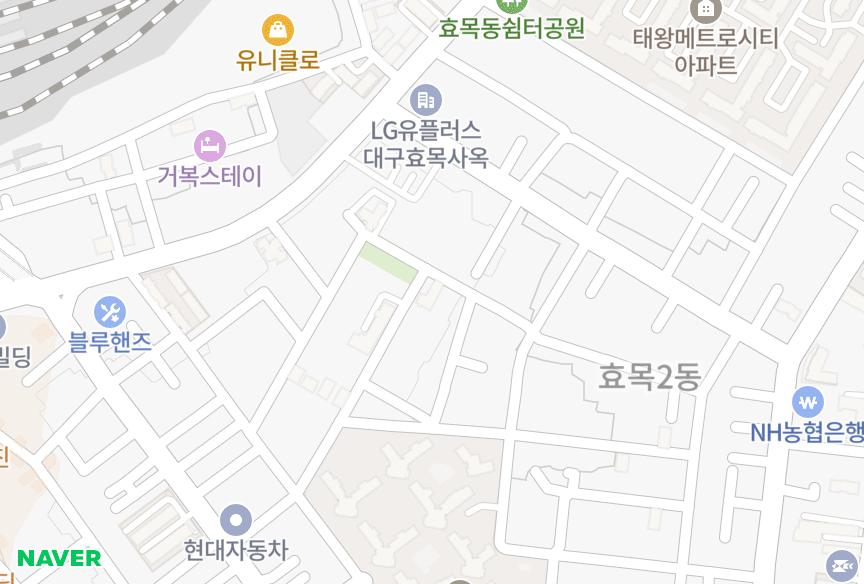 대구광역시 동구 효목동 초원나 위치·실거래 시세 지도