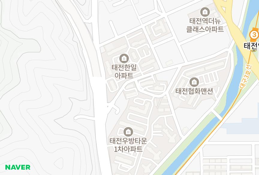대구광역시 북구 태전동 태전신원 위치·실거래 시세 지도