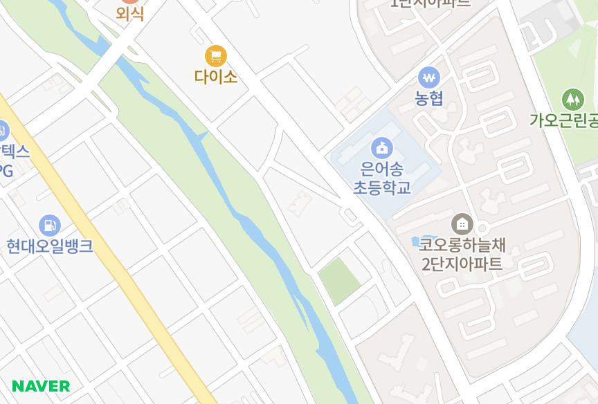 대전광역시 동구 가오동 대호 위치·실거래 시세 지도