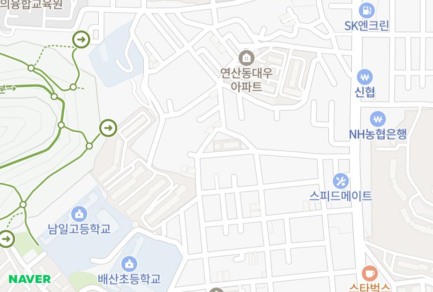 부산광역시 수영구 망미동 영미나동 위치·실거래 시세 지도