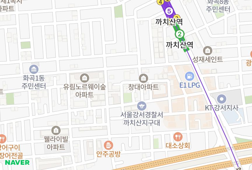 서울특별시 강서구 화곡동 센트럴파크 위치·실거래 시세 지도