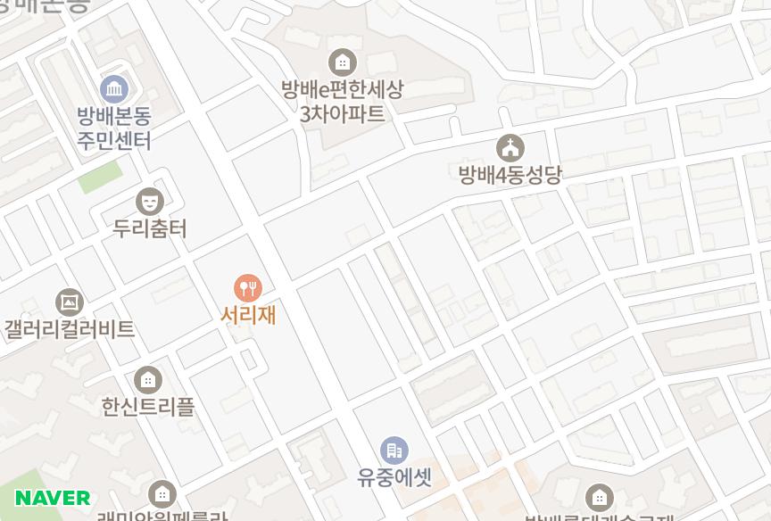 서울특별시 서초구 방배동 방배대우멤버스카운티 위치·실거래 시세 지도