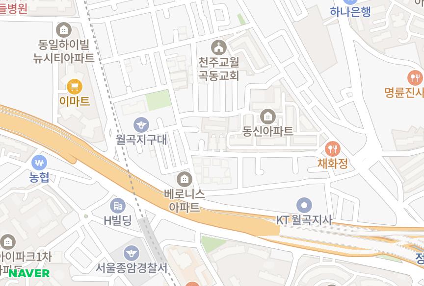 서울특별시 성북구 하월곡동 창방트윈 위치·실거래 시세 지도