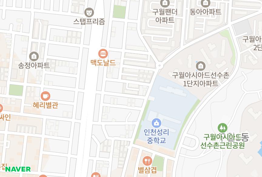 인천광역시 남동구 구월동 삼보다,라동 위치·실거래 시세 지도