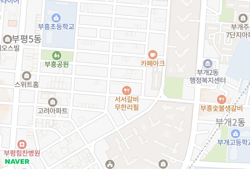 인천광역시 부평구 부개동 신삼호A동 위치·실거래 시세 지도