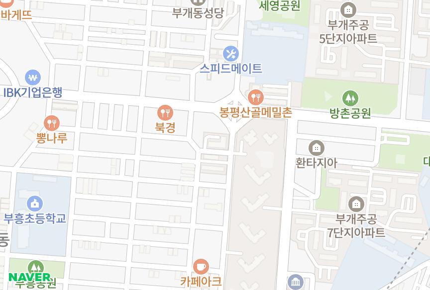 인천광역시 부평구 부개동 백조 위치·실거래 시세 지도