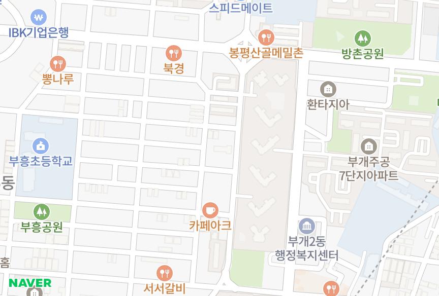 인천광역시 부평구 부개동 백조바 위치·실거래 시세 지도