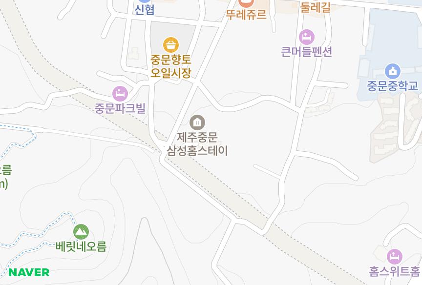 제주특별자치도 서귀포시 중문동 상지타운A동 위치·실거래 시세 지도