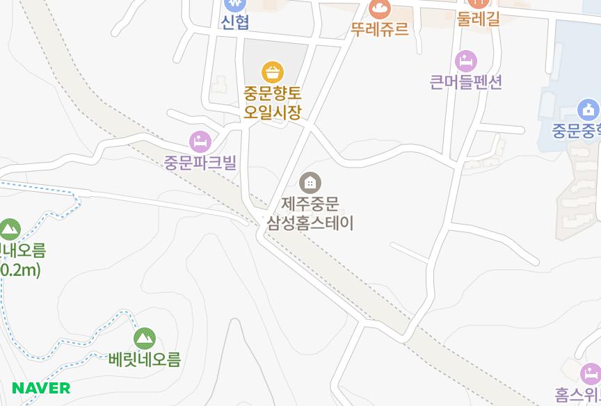 제주특별자치도 서귀포시 중문동 상지타운B동 위치·실거래 시세 지도