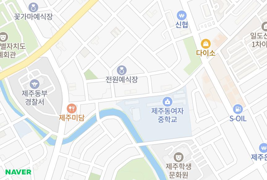 제주특별자치도 제주시 이도이동 동인미노스빌가동 위치·실거래 시세 지도