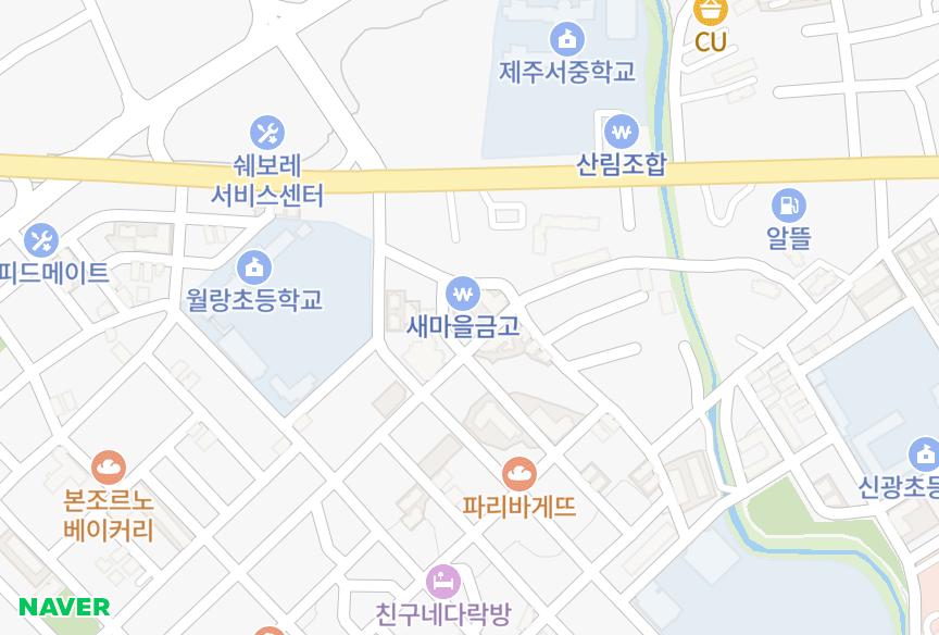 제주특별자치도 제주시 연동 정한맨션 위치·실거래 시세 지도