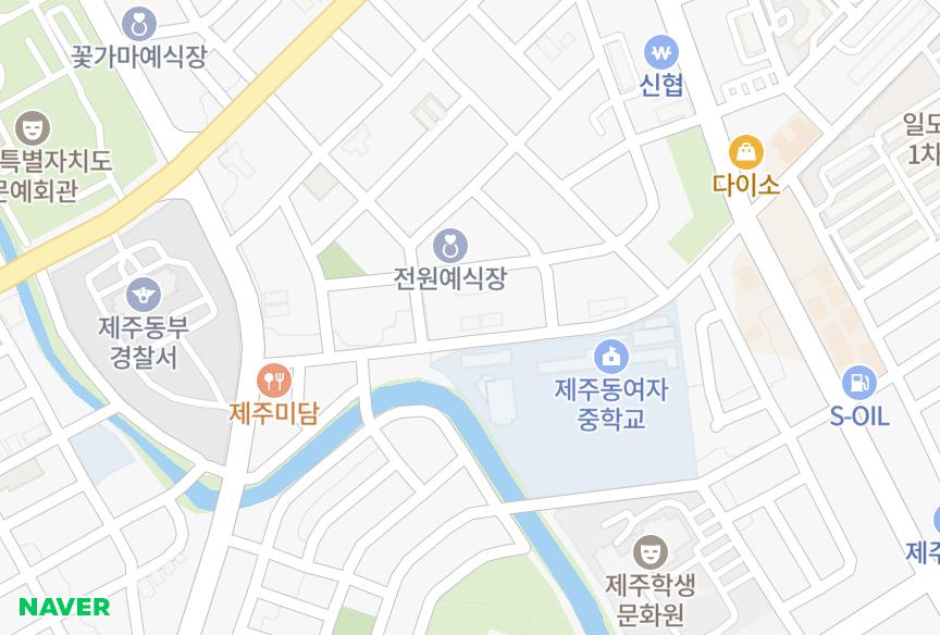 제주특별자치도 제주시 이도이동 동인미노스빌나동 위치·실거래 시세 지도