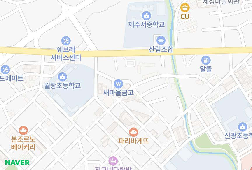 제주특별자치도 제주시 연동 정한맨션B동 위치·실거래 시세 지도