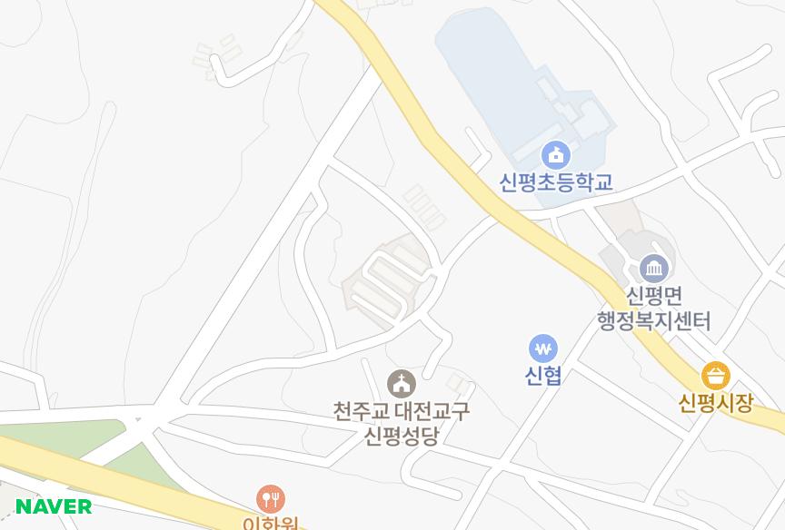 충청남도 당진시 신평면 금천리 당진정우A,B동 위치·실거래 시세 지도
