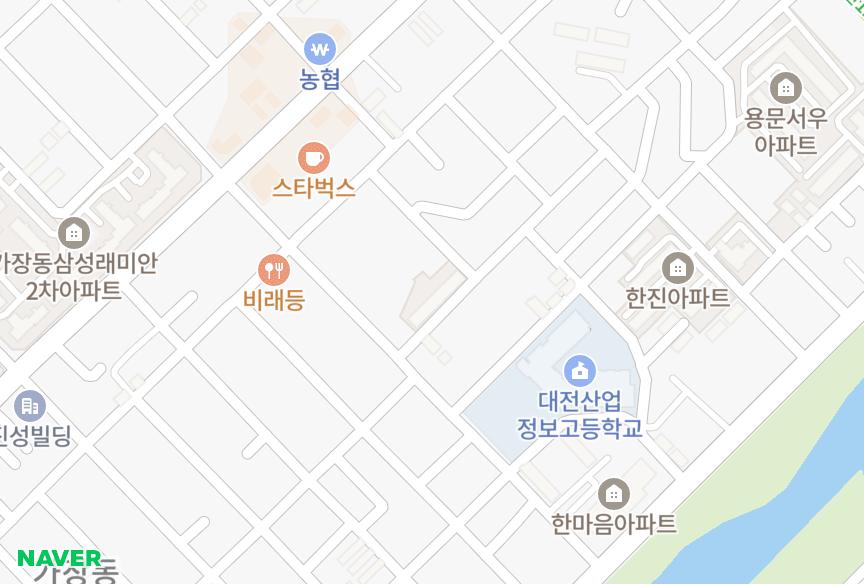 대전광역시 서구 용문동 복음맨션 위치·실거래 시세 지도
