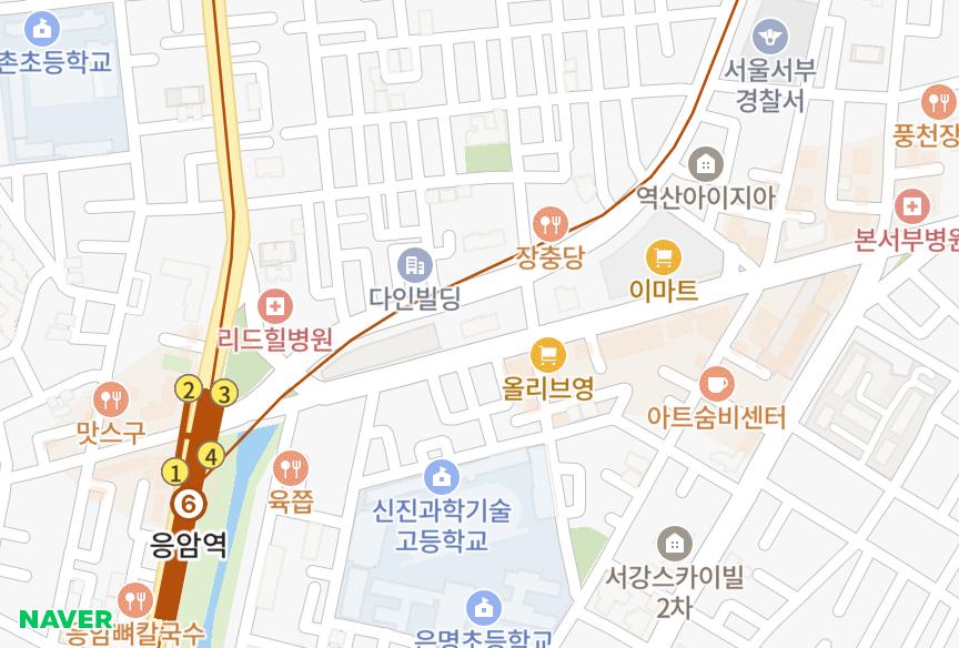 서울특별시 은평구 응암동 거장메카 위치·실거래 시세 지도