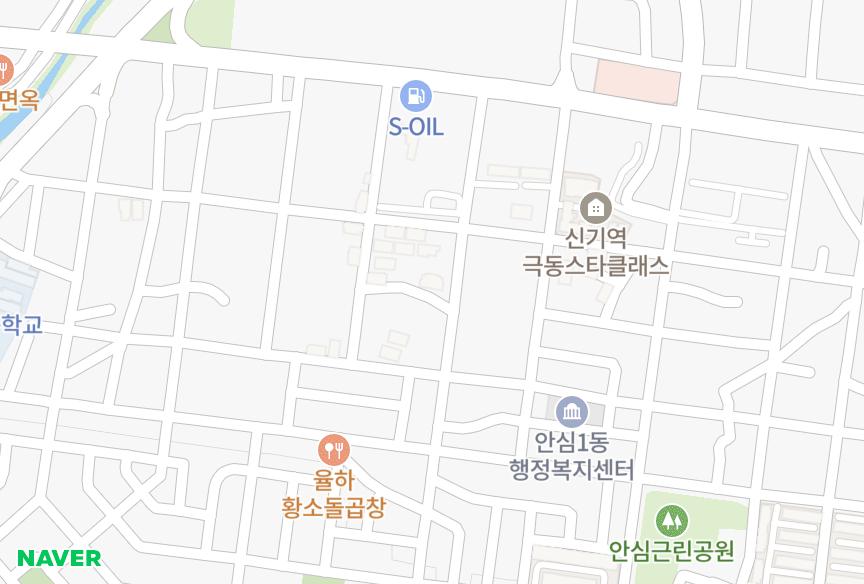 대구광역시 동구 율하동 그랜드파크 위치·실거래 시세 지도