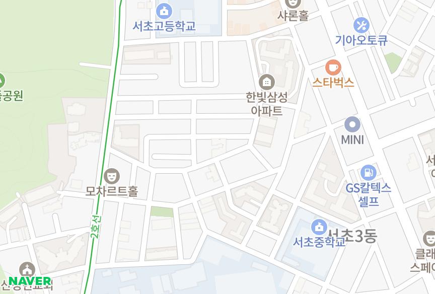 서울특별시 서초구 서초동 갤러리하우스 위치·실거래 시세 지도