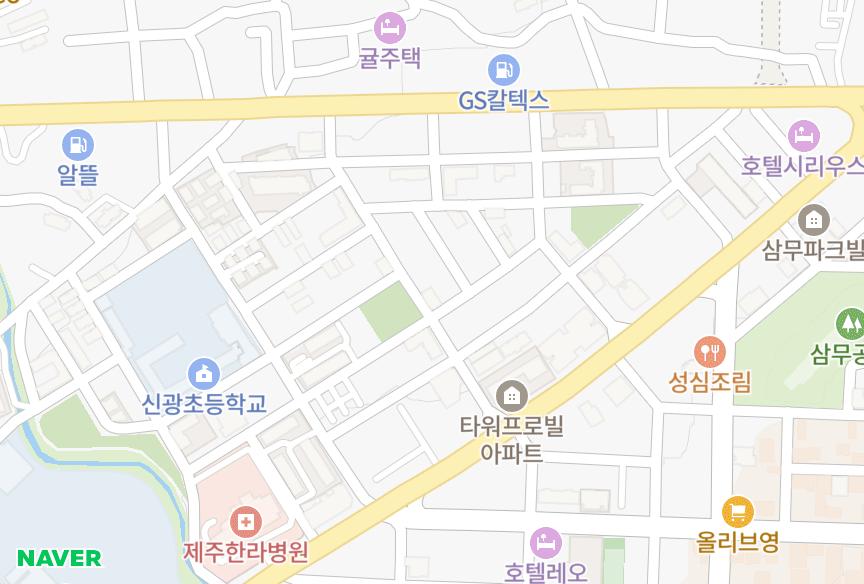 제주특별자치도 제주시 연동 만진리치빌 위치·실거래 시세 지도