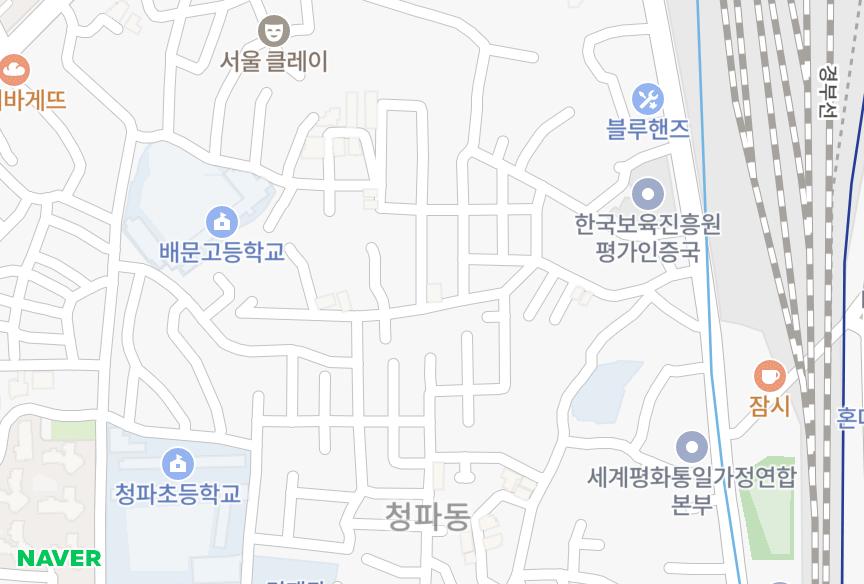서울특별시 용산구 청파동1가 아이딜 위치·실거래 시세 지도