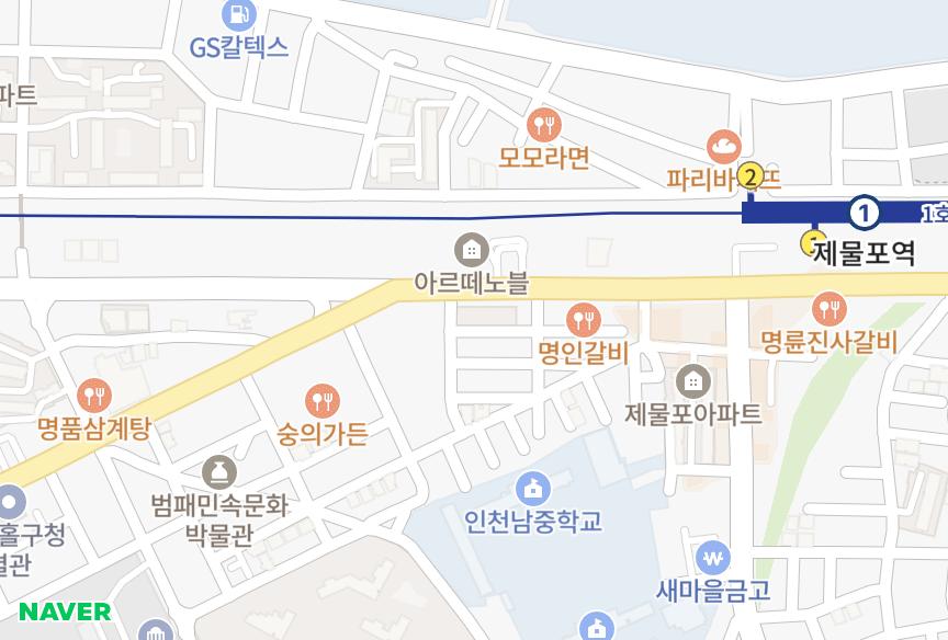 인천광역시 미추홀구 숭의동 라임카운티B 위치·실거래 시세 지도